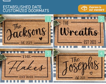 Personalized Gift For Bride And Groom Engagement Gift, Unique Bridal Shower Gift, Proposal Gift, Custom Wedding Decor, Established Date