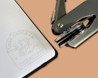 Book Embosser Personalized, Custom From The Library Of Book Stamp, Graduation Gift, Ex Libris, Book Lover Gift, Library Embosser, Custom