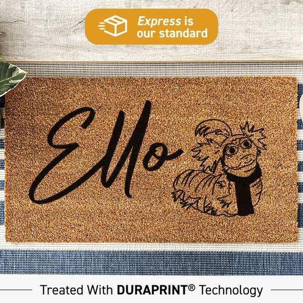 Funny Doormat, Ello labyrinth film doormat, labyrinth fandom film gift, labyrinth worm ello door mat, labyrinth quote, custom funny mat 6