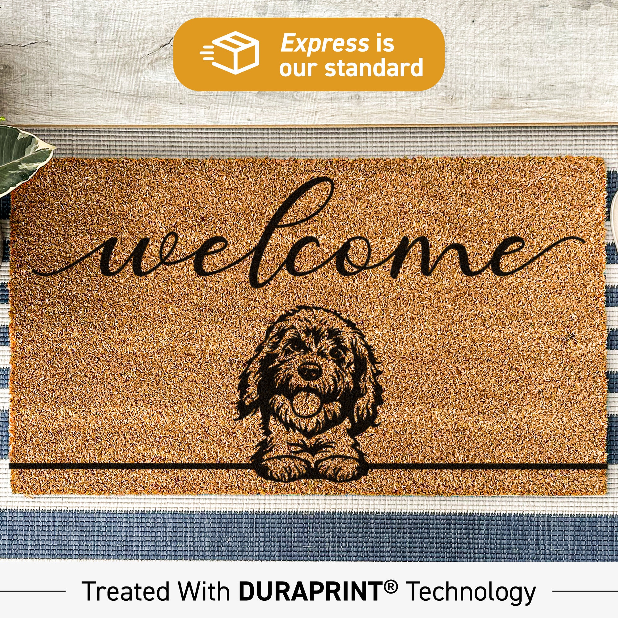 Dog Doormat Etsy