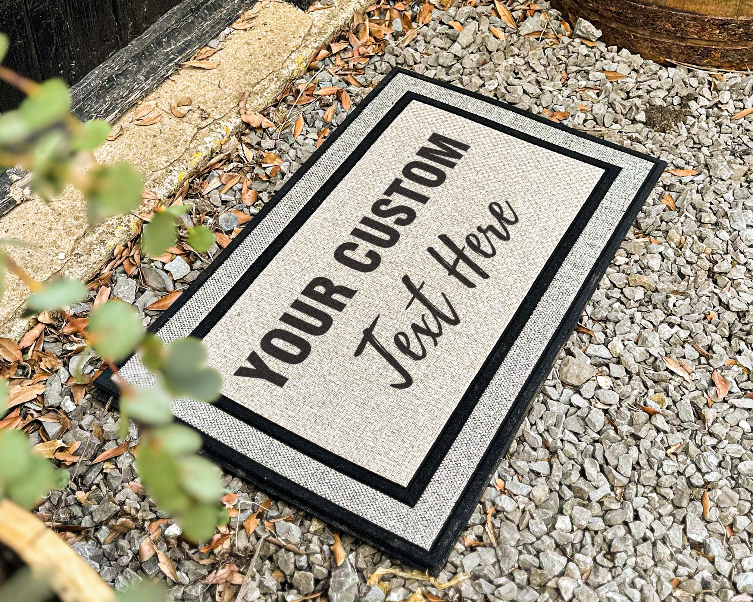 Your Text Here Personalized Door Mat Custom Doormat Personalized 