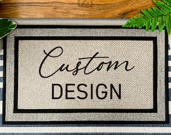 Custom Doormat, Personalized Doormat, Personalized Welcome Rug, Design A Custom Door Mat, Custom Business Design Door Mat, Realtor Doormat