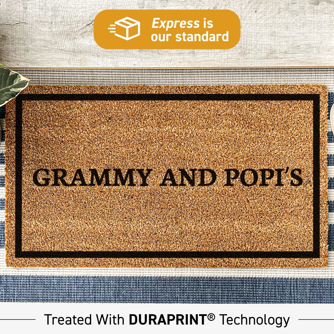 Unique Custom Grandma and Grandpa Rug: Perfect Gift for Grammy and Popi ...