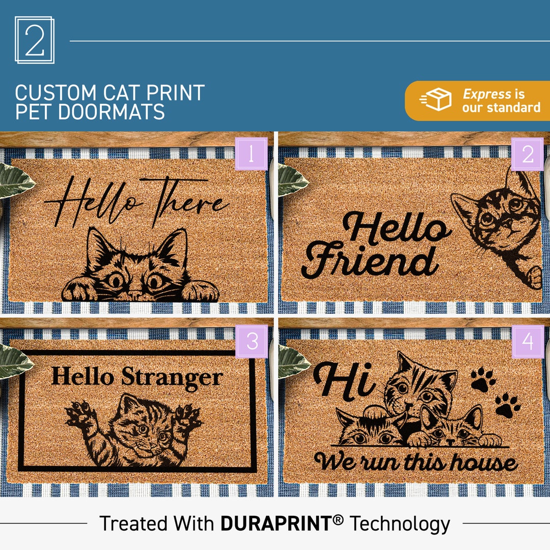 Cat Doormat, Cat Mat, Pawsome Entryway Essential, Cat Coir