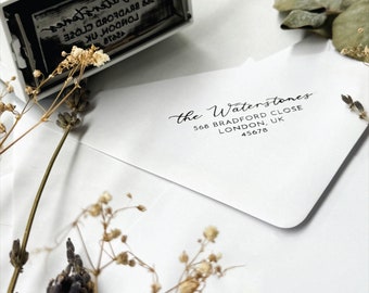 Return Address Stamp, Return Address Stamp Self Inking And Wooden Option, Custom Stamp, Custom Address Stamp, Best Quality, Custom Stamp