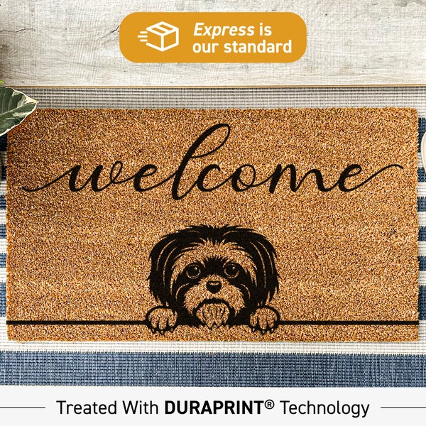 Personalized Dog Gift, Shih Tzu Doormat, Fully Customisable Doormat, Custom Dog Breed, Home Renovation Gift Ideas, Personalized Breed 479