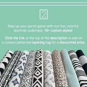 Contemporary Art Doormat, Abstract Coir Welcome Mat, Stylish Dot Front Door Rug, Modern Mat, Mid Century Entryway Mat, Patterned Doormat 630 image 10