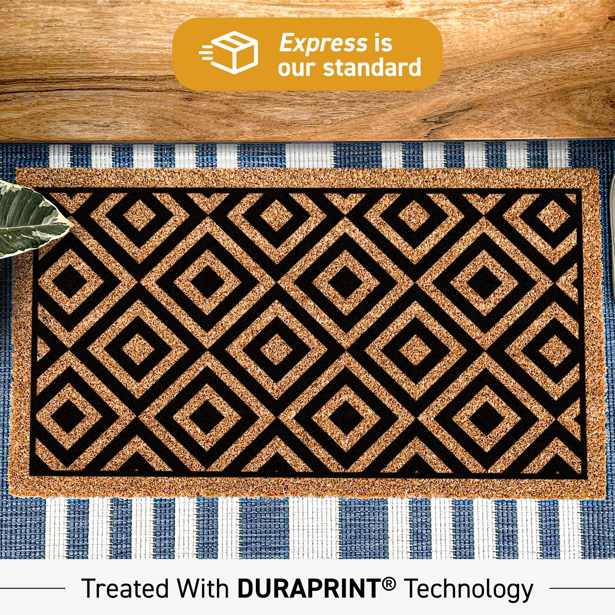 Mid Century Patterned Rugs Patterned Porch Rug, Mid Century Patterned Entry Rug for Stylish Homes ...