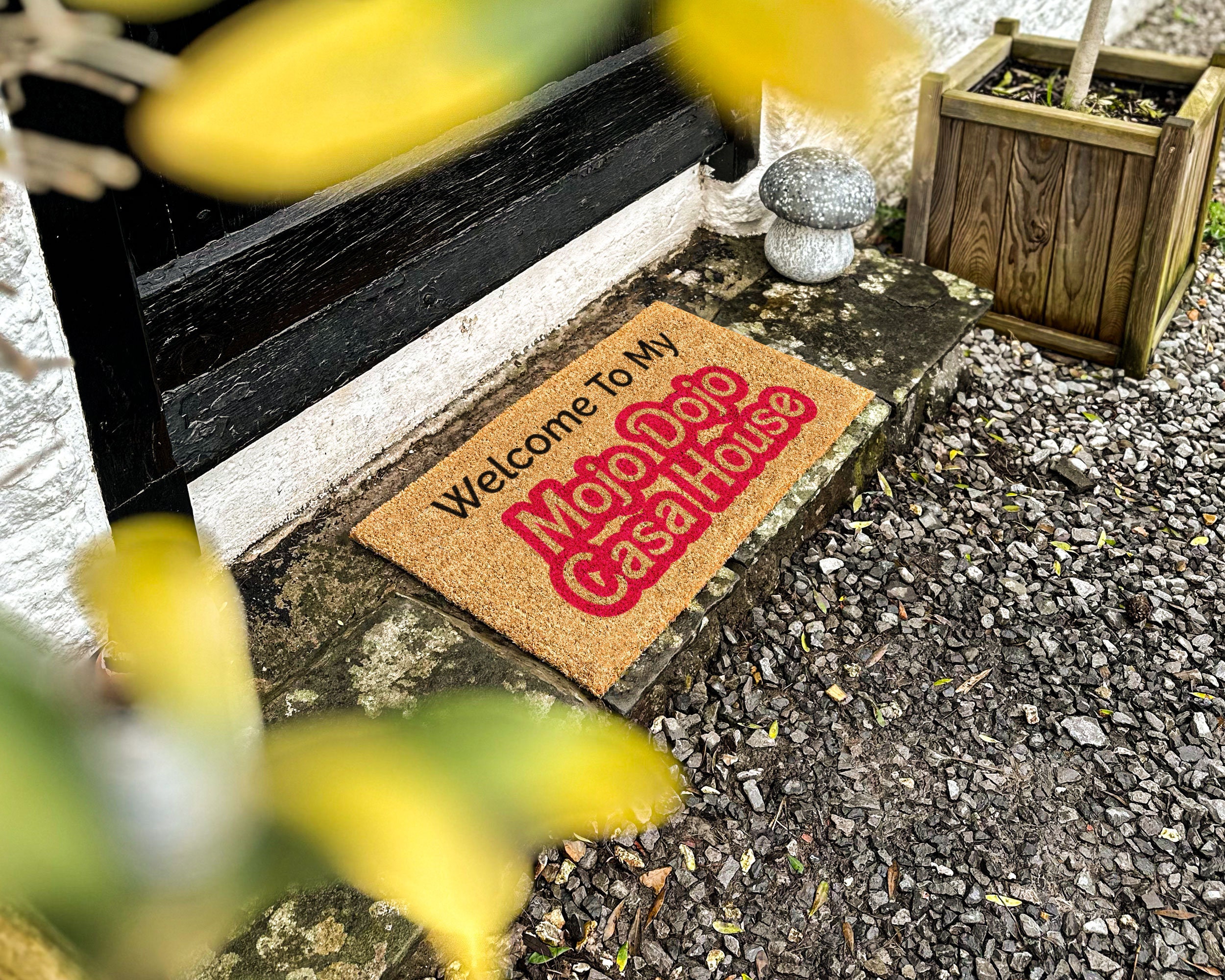 Welcome To The Mojo Dojo Casa House Doormat, Barbie Doormat