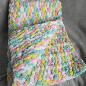 Handmade crochet baby blanket
