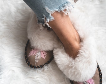 Pantoufles Sen Rose Gold Sheepers