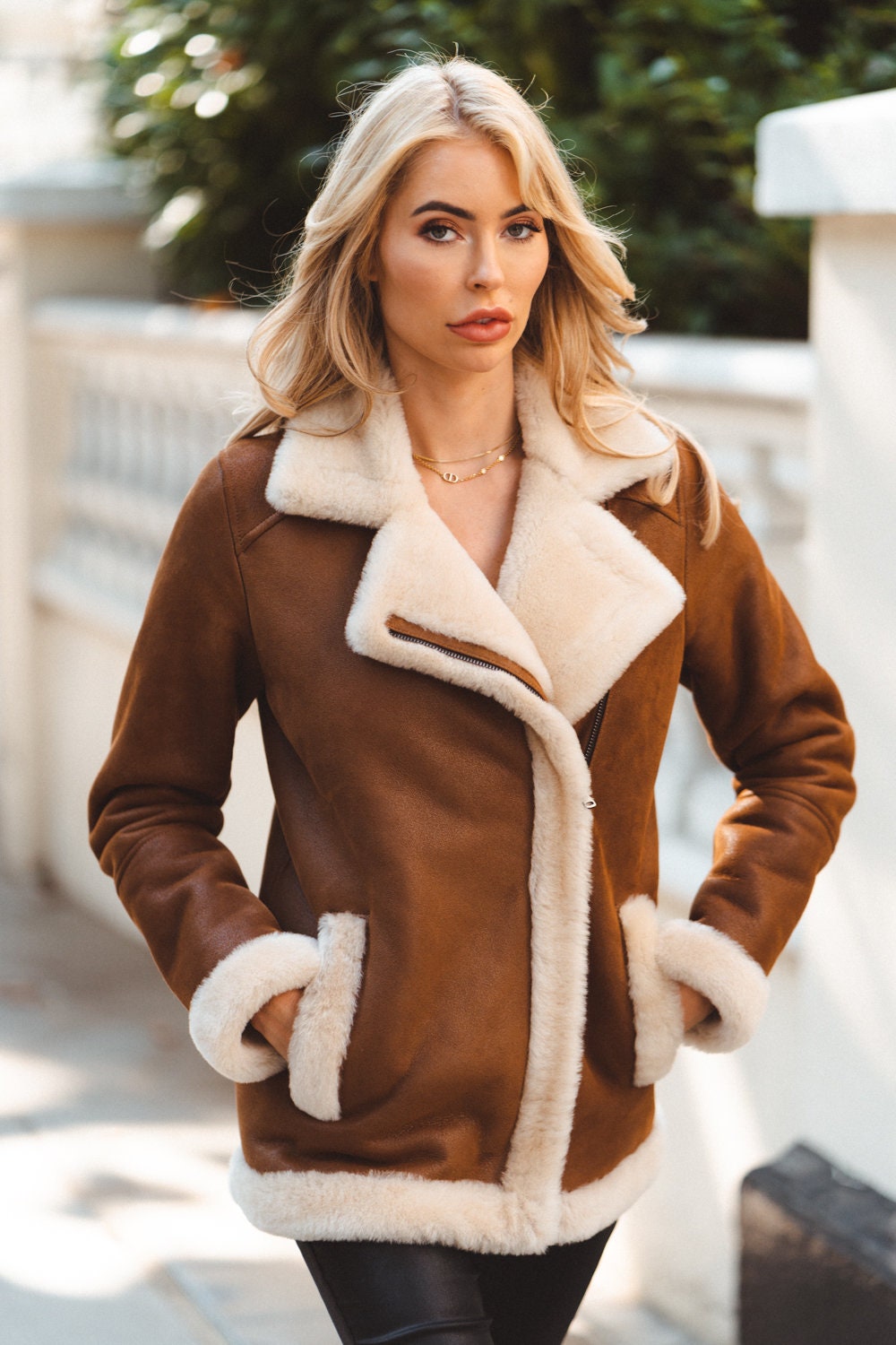 ⭐︎こもさん専用⭐︎未使用⭐︎FAUX SHERLING COAT カーキ 1 （S 