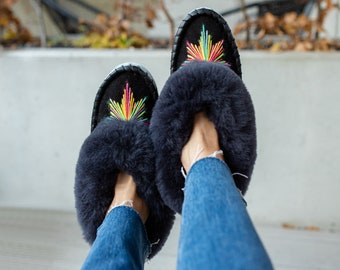 Maddy sheepskin slippers by Sheepers