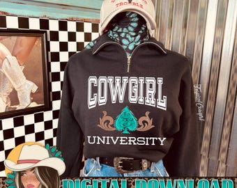 Cowgirl University png  Digital Download