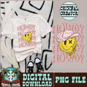ORIGINELE CREATOR* Hallo png| Westerse png| Westerse sublimatie| Direct downloaden| retro-westerse png| western-png| cowgirlhoed, png