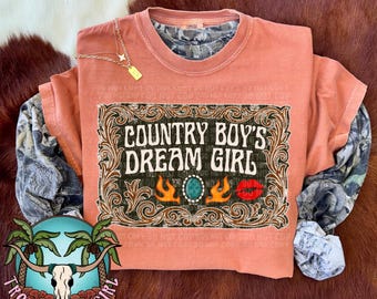 Country Girl Rodeo Design, Western Graphic PNG (Digital Download)