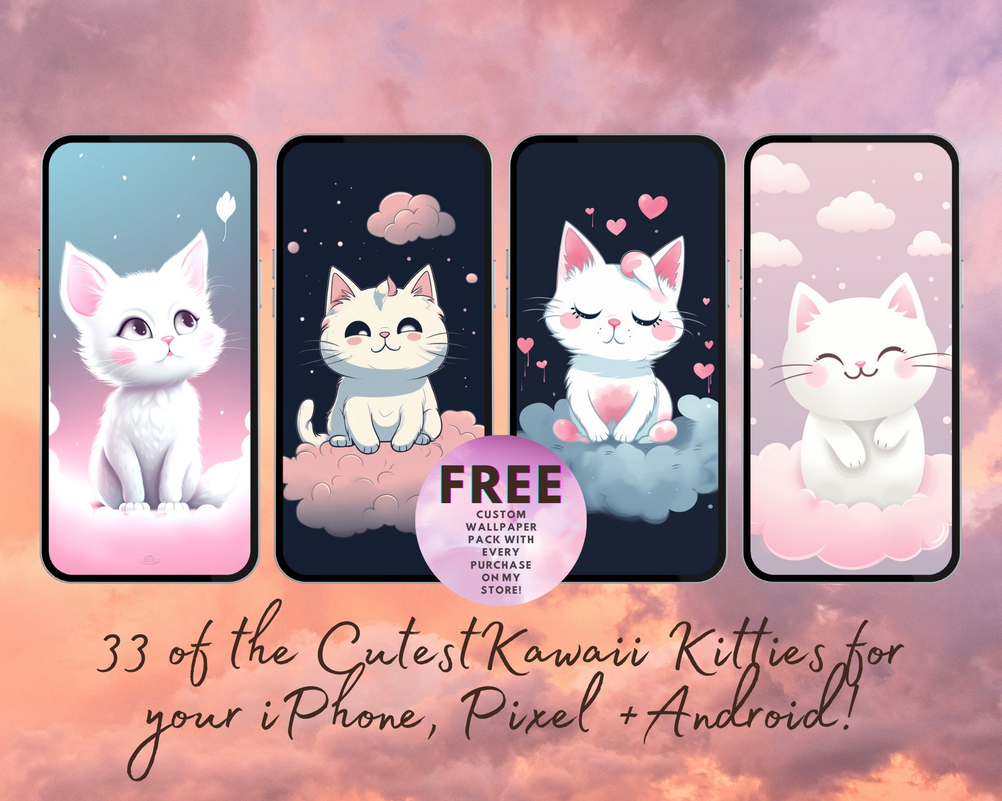 lockscreens & icons  Cat aesthetic, Cute cat wallpaper, Iphone wallpaper  cat