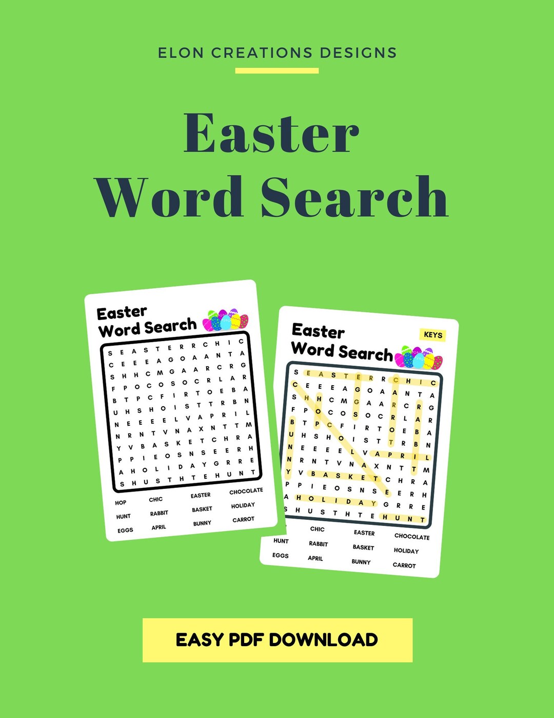 Word Search Fun Activity PDF Printable With Answer Key - Etsy
