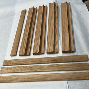 Large oversized Oak Mahjong Racks for larger tiles Racks with pushers