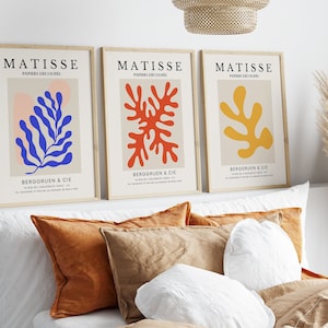 Matisse Exhibition Poster Set of 3 Prints (Digital Download)