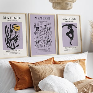 Matisse Print Set: Abstract Bauhaus Gallery Wall Art (Digital Download)