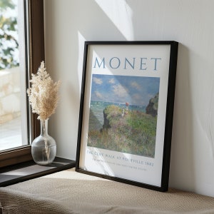 Monet &#39;Cliff Walk at Pourville&#39; Giclée Print (Digital Download)