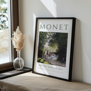 Monet &#39;Parc Monceau&#39; Print: Vintage Botanical Art (Digital Download)