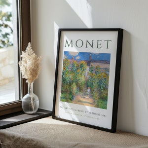 Monet &#39;Artist&#39;s Garden&#39; Print: Vintage Botanical Wall Art (Digital Download)