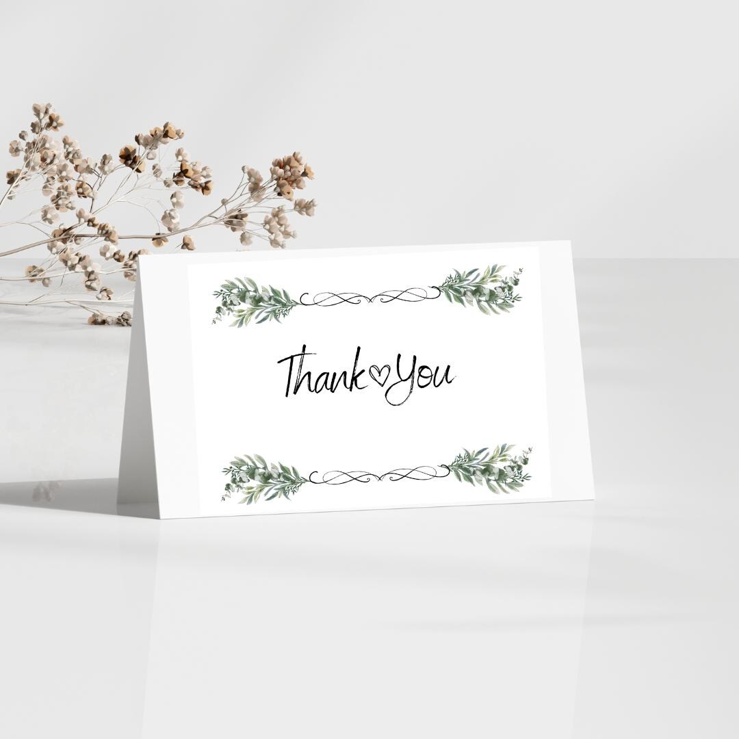Blank Thank You Card - Etsy