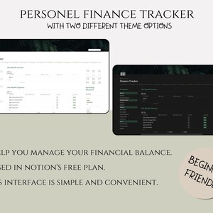 Notion Template Personal Finance Tracker Budget Tracker, Income and ...