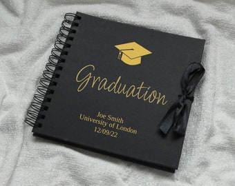 Personalised Graduation Scrapbook - Graduation Memory Book | Graduation Keepsake | Memories Of Graduation | Personalised Graduation Gift