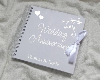 Anniversary Scrapbook - Wedding or Anniversary Gift Idea | Romantic Anniversary Present | Personalised ScrapBook | Personalised Couples Gift