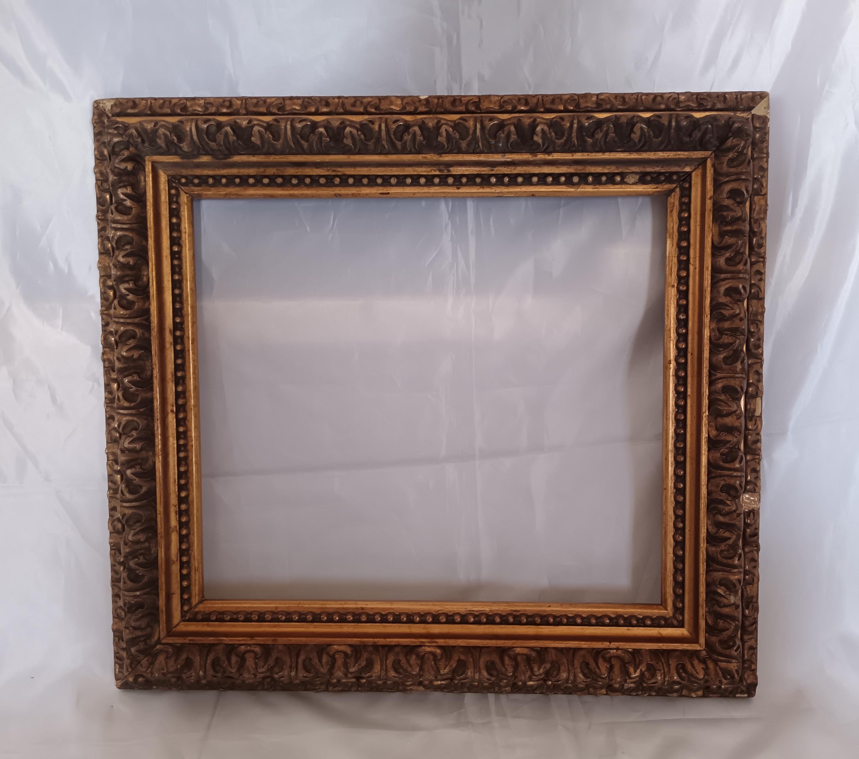 Cornice Vintage Ornata Da Tavolo 5x7 Pollici – Marrone Antico E Oro Con Intarsi Di Perline - 6