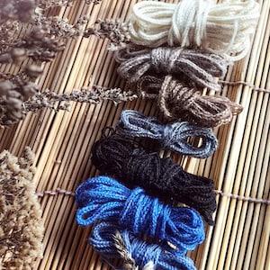 Handmade woolen lucet cord by 10cm