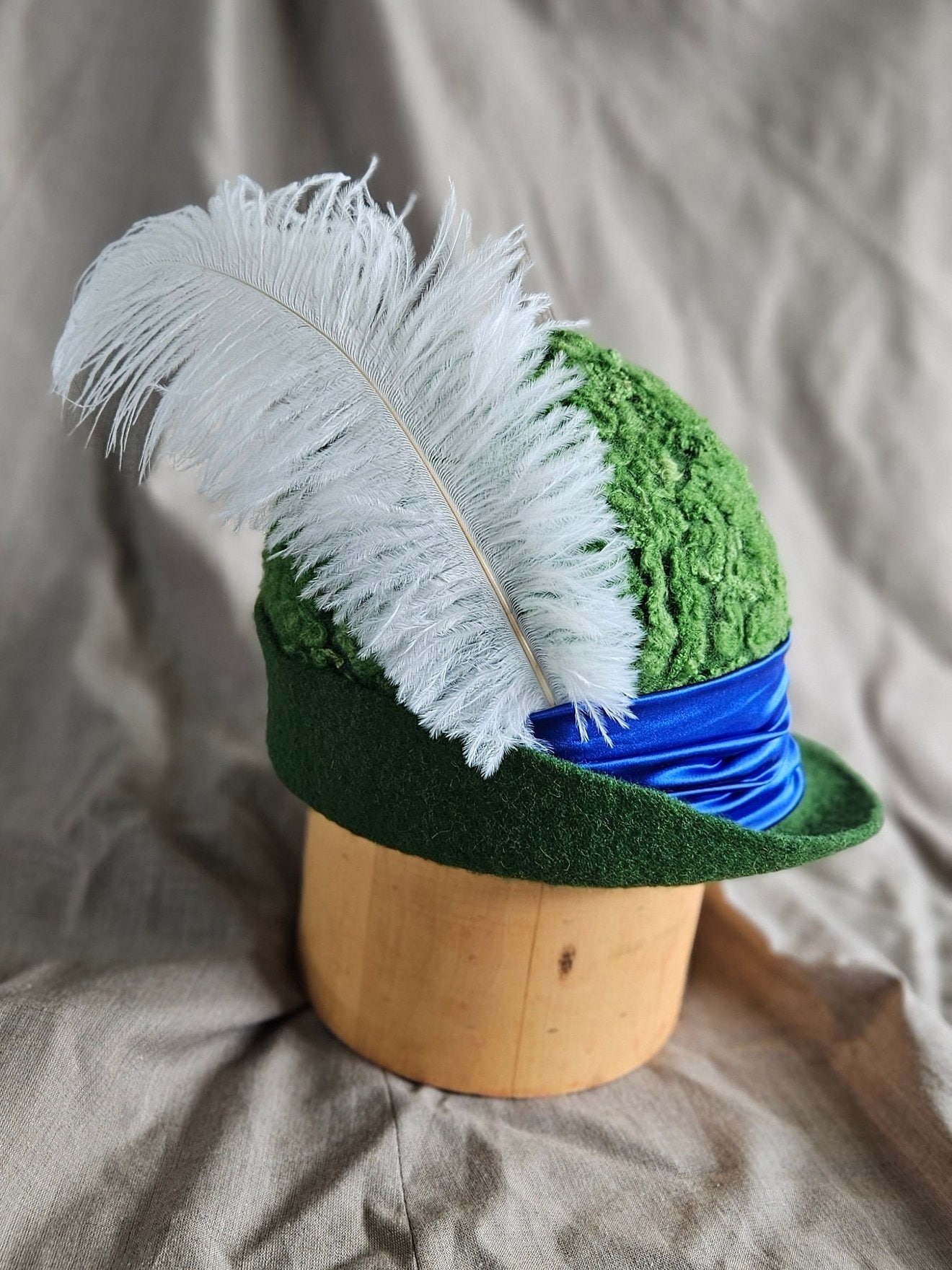 EUC Mountland felt like hat with feathers HAPPY BIRTHDAY to the latest Thunderbirdhat Caretaker! Visit  main image 4