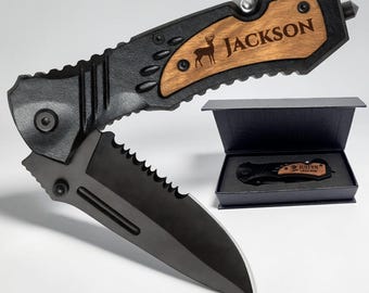 Personalized Pocket Knife Custom, Engraved Pocket Knife Gift for Men, Birthday Valentine Gifts for Him Boyfriend Husband, Gift for Dad,