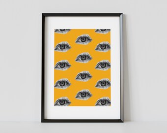 Gráfico abstracto imprimible, cartel de exposición, grado de arte, arte de pared minimalista, descarga instantánea