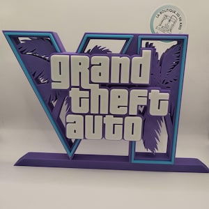 Logo décoratif GTA 6