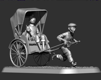 Tintin and Snowy Kit: Rickshaw