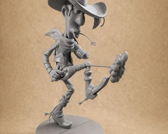 Figura de Lucky Luke – Impresión 3D