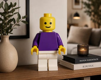 Aanpasbare gigantische Lego-figuur – kies je eigen kleurencombinatie
