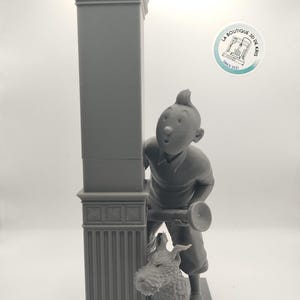 Tintin and Snowy Diorama