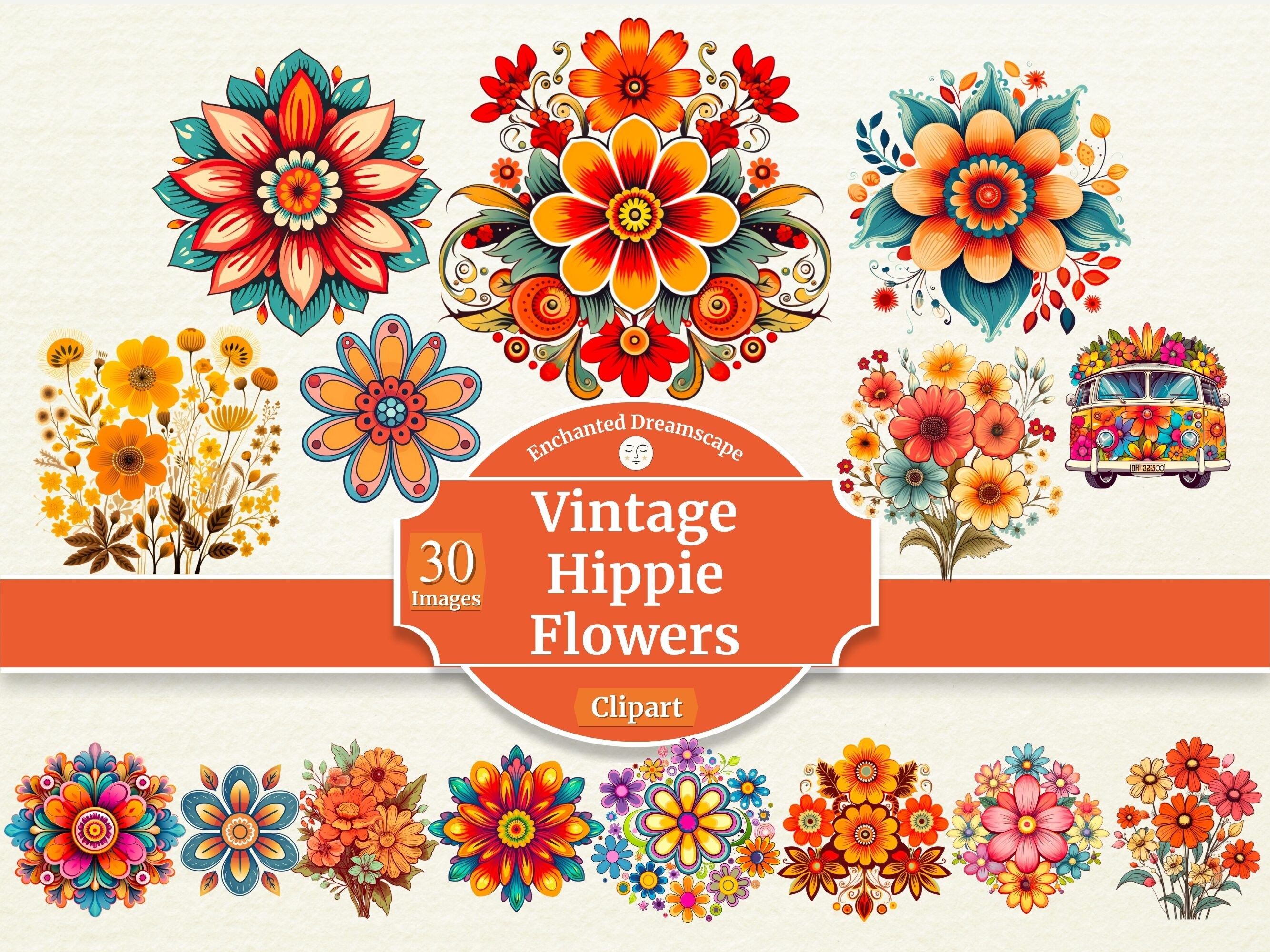 Raphic Royalty Free Library Flower Power Clipart - Hippie Flower