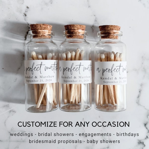Bulk Matches Wedding Favor Etsy