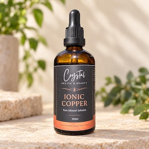 Ionic Copper Drops 100ml | Pure Mineral Solution | UK