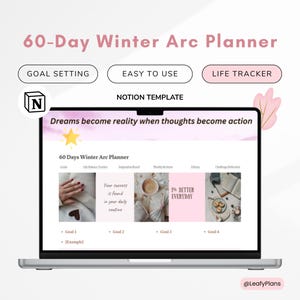 2025 Self-Care Digital Planner: Goal Setting Notion Template