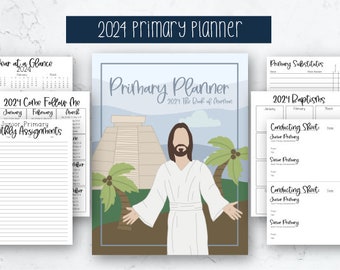 2024 Primary Presidency Planner | Primary Binder | 2024 Primary Ideas | 2024 Book of Mormon Primary Planner | Primary President Helps
