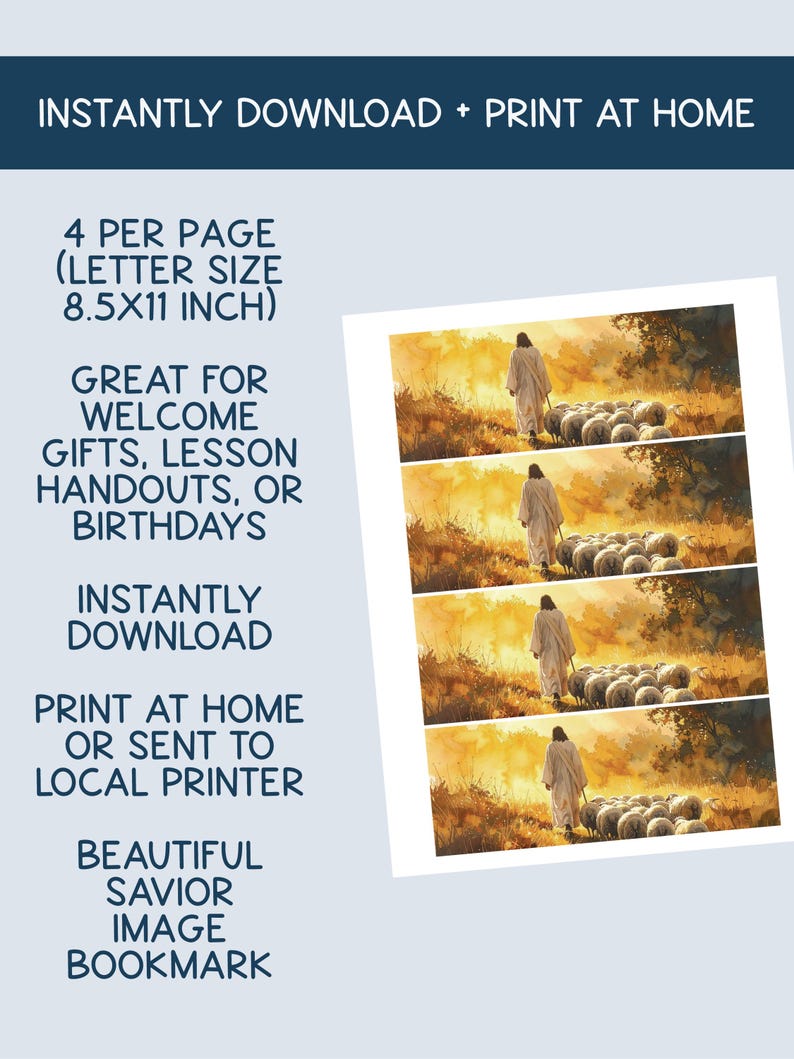 Printable Savior Bookmarks | Jesus Christ Scripture Bookmarks | LDS ...