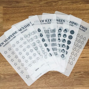 PRINTED holiday savings challenges | savings challenge bundle | cash stuffing