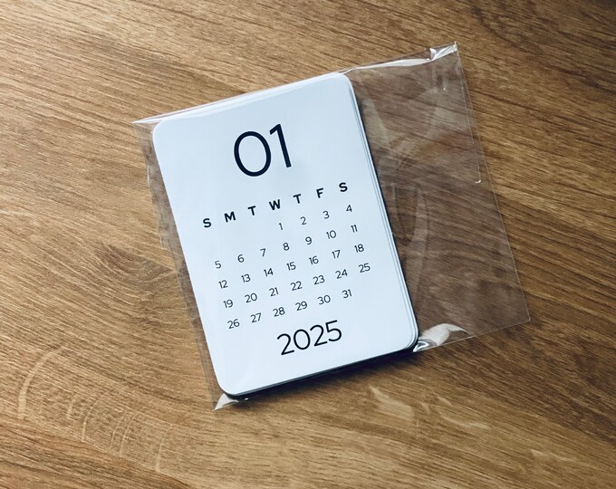 OOPS 2025 Planner Calendar Cards Planner Accessories Planner Calendar